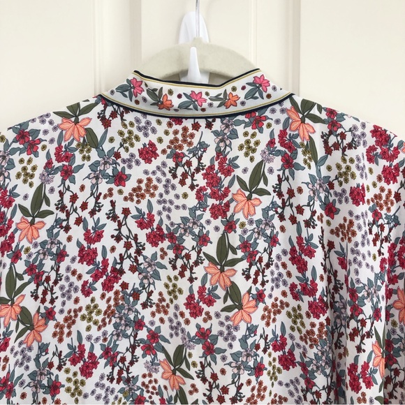 LOFT | Floral Open Front Cover Up Kimono Small - Picture 9 of 9